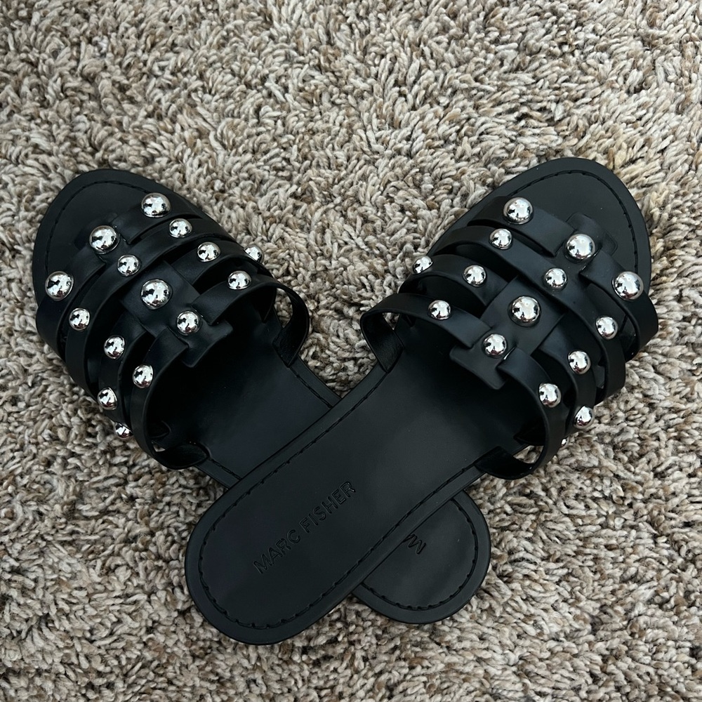 Black Marc Fisher Sandals